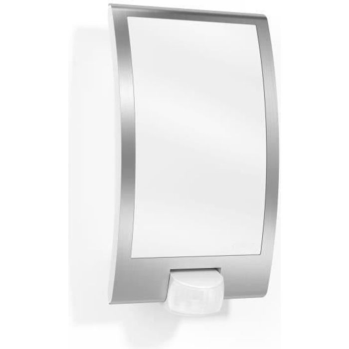 STEINEL Applique murale extérieure avec détecteur L 22 S 60W IP44 E27- Inox STEINEL Applique murale extérieure avec détecteur L 22 S 60W IP44 E27- Inox