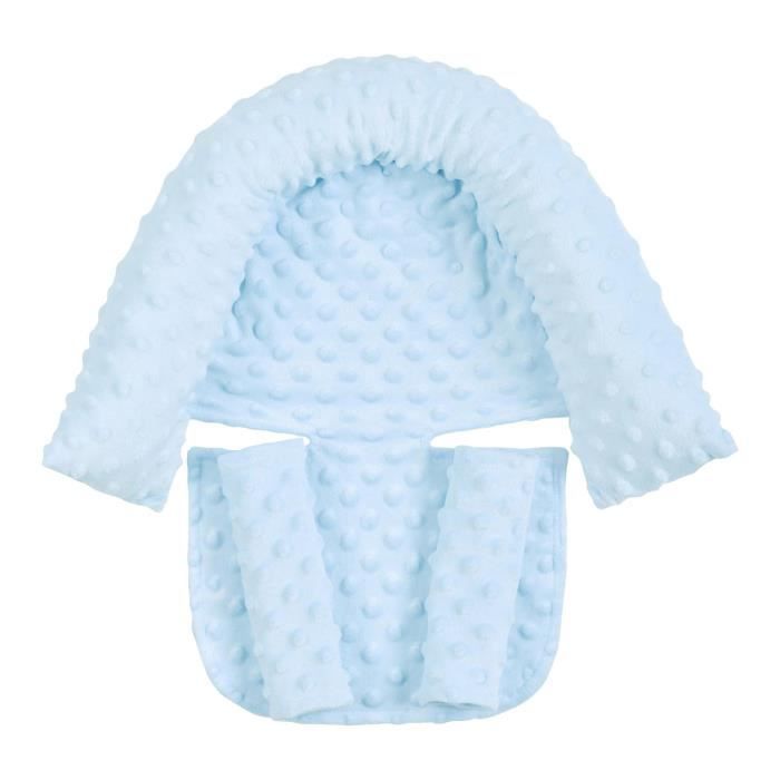 Blublu Park Oreiller Soutien Tête Bébé Nouveau-Né Bleu - Voyage Voiture Poussette
