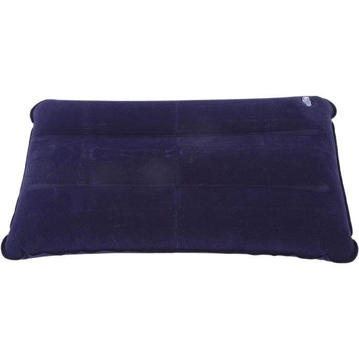 Oreiller Gonflable Floqué Confortable De Voyage Portable Downy Pillow Intex 68672
