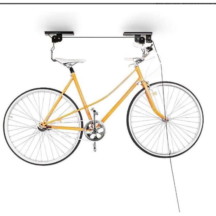 Lot 2 Porte Vélo Mural - Support Vélo Rotatif Jusqu'à 30kg Pour Garage