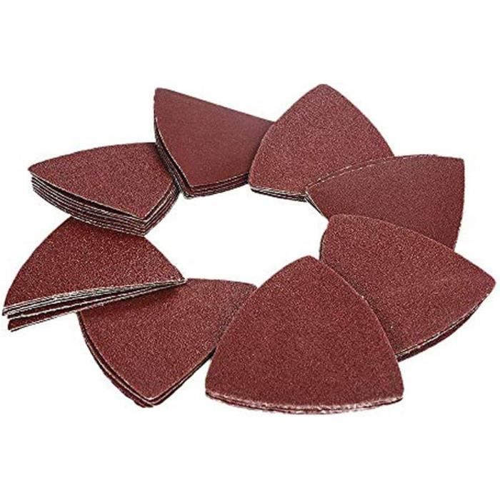 Plaquettes De Ponçage Triangulaires Universelles Pour Outils Multiples Pour Le Pon Age Du Bois Utilis Es Avec Du Papier De Verre