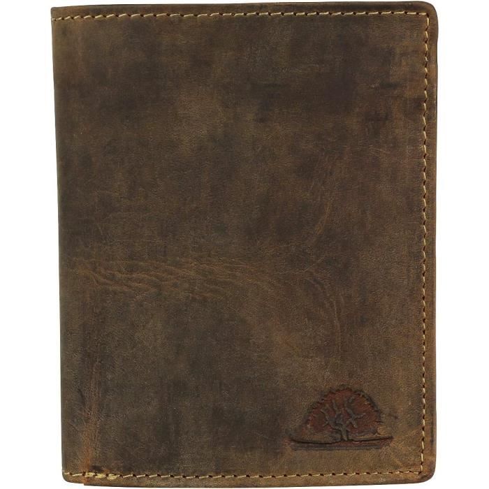 Portefeuille La Bagagerie En Cuir – Bleu Marine – Vintage – Bon état