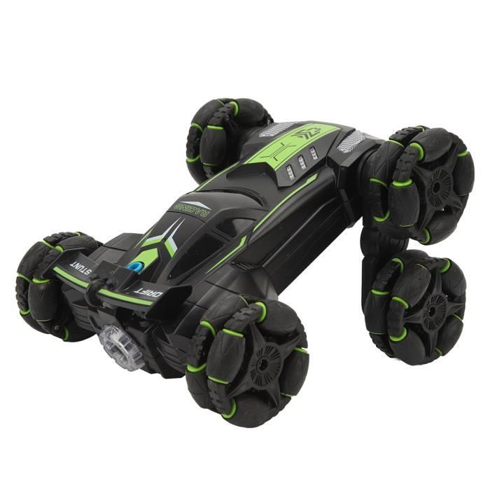 Voiture Acrobatique NK – Rotation 360°, Lumières LED, Roues Caoutchouc, Télécommande 2,4 GHz, Piles Incluses, Dès 3 Ans