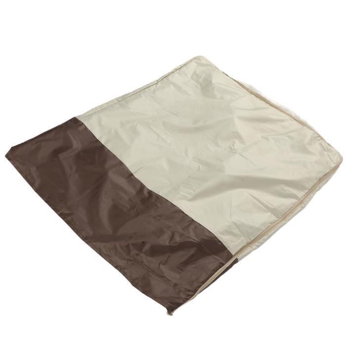 Housse Anti-poussière Pour Lit Pliant - Tissu Oxford 210D, étanche, Avec Cordon De Serrage, 3 Tailles (noir)