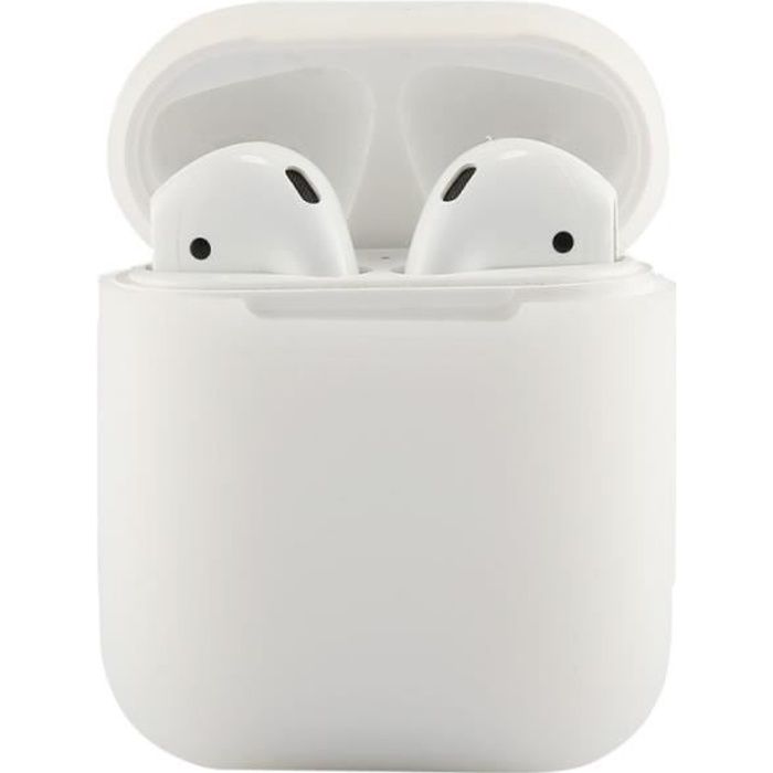 Etui Casque / Ecouteurs transparent pour Apple AirPods Portable Sans Fil  Bluetooth Écouteur Silicone Boîte de Protection iPhone