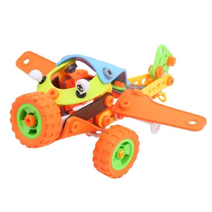Robot Magnétique Transformable – 35 Pièces – Voiture De Chantier – Jouet éducatif 3-7 Ans – Cadeau Noël