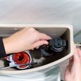 Chasse d'eau wc robinet flotteur à alimentation latérale Topy Wirquin 10723594, gris-1