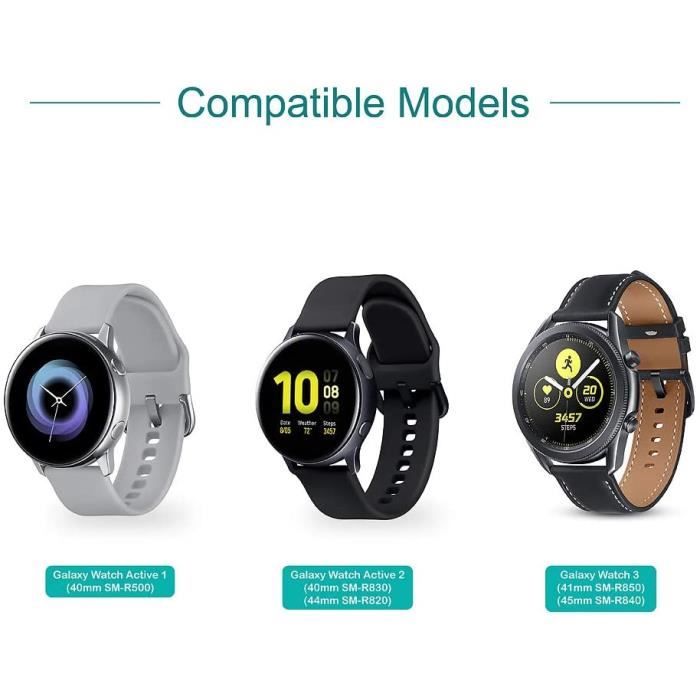 SAMSUNG Montre connectée Galaxy Watch Active 40mm- Noir - SM-R500NZKAXEF -  Montre connectée - Achat & prix