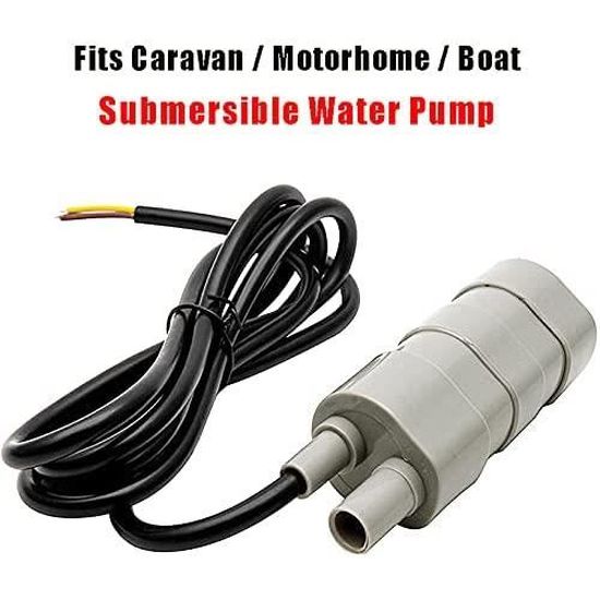 Pompe à Eau Submersible 12V MASO – Débit 10 L/min, Hauteur 5m, Pour Camping-car, Fontaine, Remplacement Toilettes Thetford