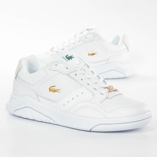 Basket Lacoste Game advance luxe Blanc Femme Blanc - Cdiscount Chaussures