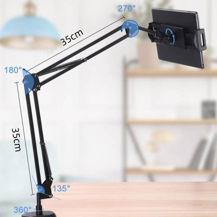 Raking Support De Tablette Pour Lit, Réglable Et Pliable Avec