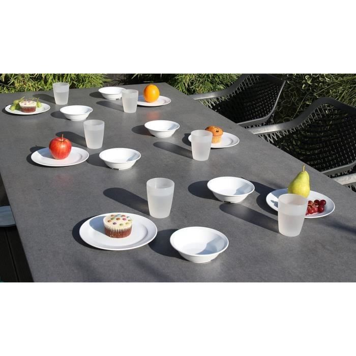 Lot De 6 Bols En Plastique Sans BPA 690 Ml - Colorés, Réutilisables - Passent Au Micro-ondes Et Lave-vaisselle - Pour Salade, Ramen, Pop-corn, Repas Nomades - 10