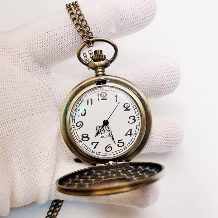 ⌚ Chaîne De Montre à Gousset Vintage - Acier Argenté - Occasion Bon état
