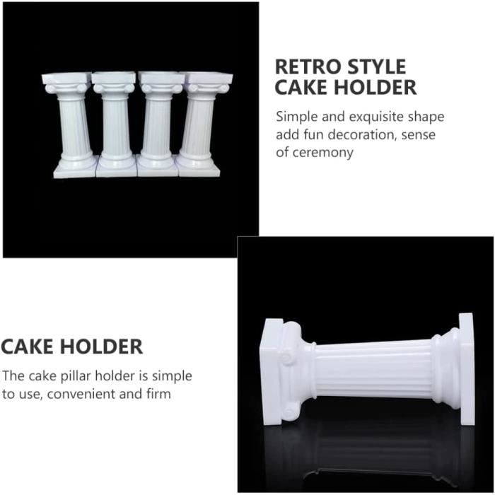 Support à gâteaux en porcelaine 3 niveaux fabriqué à partir d