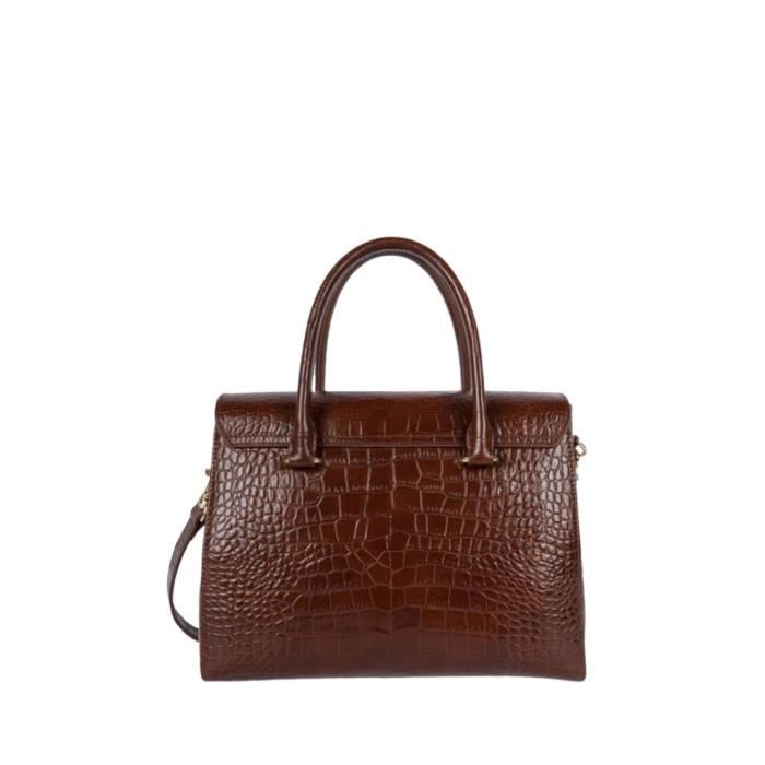 Sac a main online lancaster marron