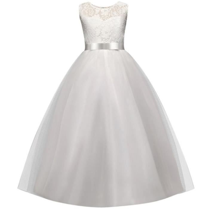 Robe De Soirée Fantaisie Pour Fille 5T - Noir Et Blanc à Pois Velours - Marque George - Occasion Très Bon état