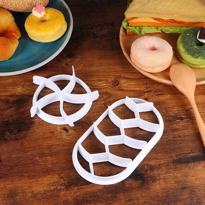 2 pièces Coupe-Patisserie en Plastique Presse a Biscuits de Pate, Tampon à  pain en Forme de Feuille, Rouleaux de Pain Maison Tim207 - Cdiscount Maison