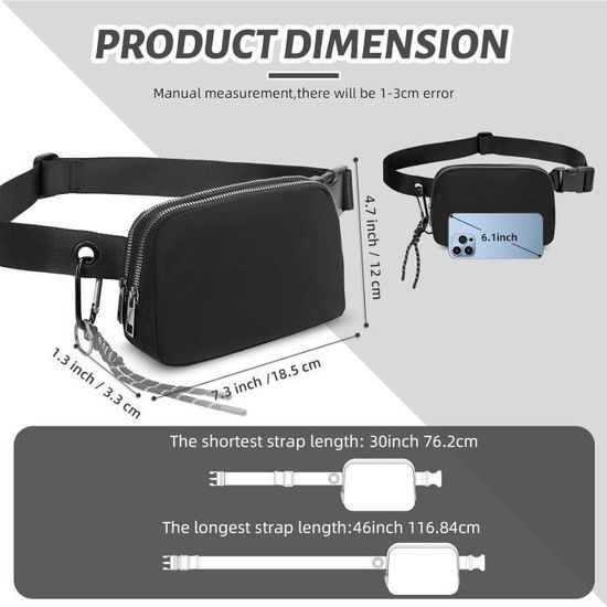 Sac clearance ventral femme