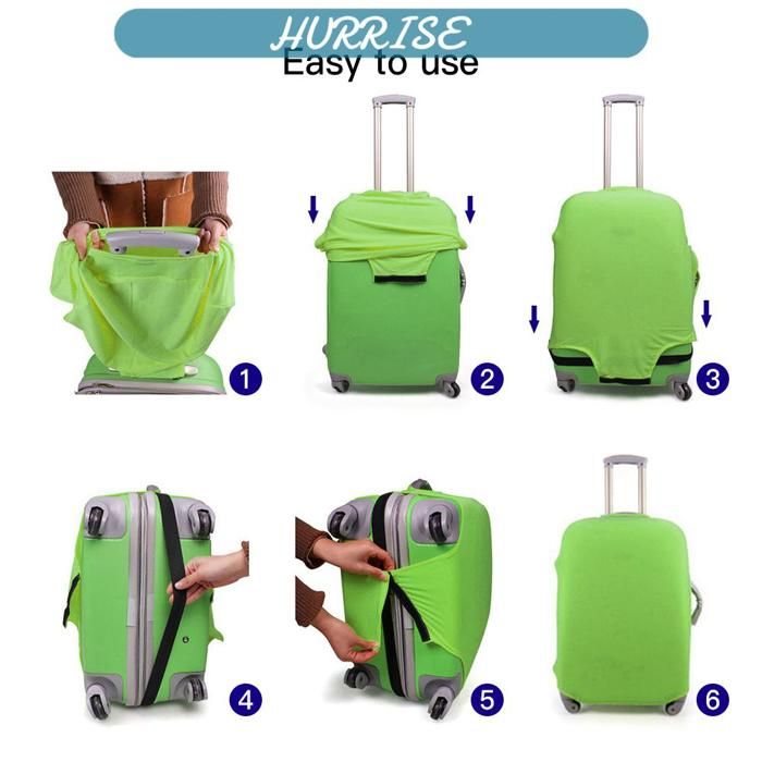 Lot De 2 Sangles De Valise Avec Serrure à Code - Réglables, étiquette Nominative - Rouge/Rose