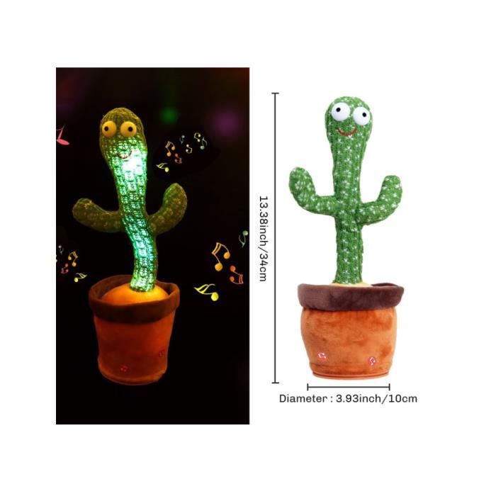 Cactus en peluche chantant et dansant – Parlant interactif, enregistrement, éclairage, danse, rechargeable par USB 120 chansons – Cadeau amusant pour enfants (Hawaï) | Best Buy Canada Cactus en peluche chantant et dansant – Parlant interactif, enregistrement, éclairage, danse, rechargeable par USB 120 chansons – Cadeau amusant pour enfants (Hawaï) | Best Buy Canada