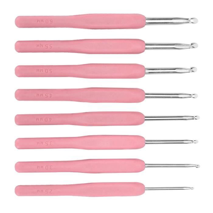 Totofy Kit Crochet Complet 35 Pièces - Aiguilles Ergonomiques Avec Poignées Souples - Idéal Débutants