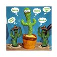 Cactus Qui Danse, Jouet en Peluche Cactus, Cactus Qui Danse et répète, Jouet en Peluche pour Enfants, Apprendre à Parler et à Danser-3