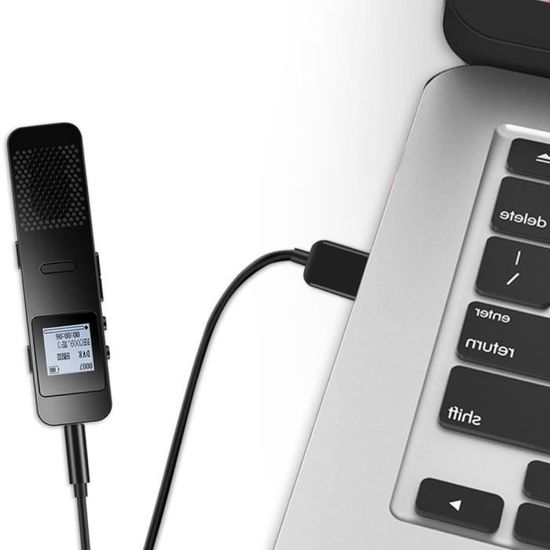 Compatible avec MP3 AGPTEK S12/S33/RP33 Dictaphone et Autres Appareils Portables Câble Jack Audio 3,5 mm Mâle vers USB 2.0 Stéréo Auxiliaire 2 en 1 Câble de Transfert et de Charge pour MP4