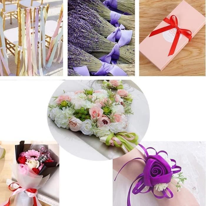 C.E. Pattberg SATIN Doré, Rouleau De 50 M De Ruban Satinée Pour Emballage Cadeau, Largeur 3 Mm, Accessoire De Décoration Et Bricolage, Ruban Décoratif Pour Présents, En Toute Occasion