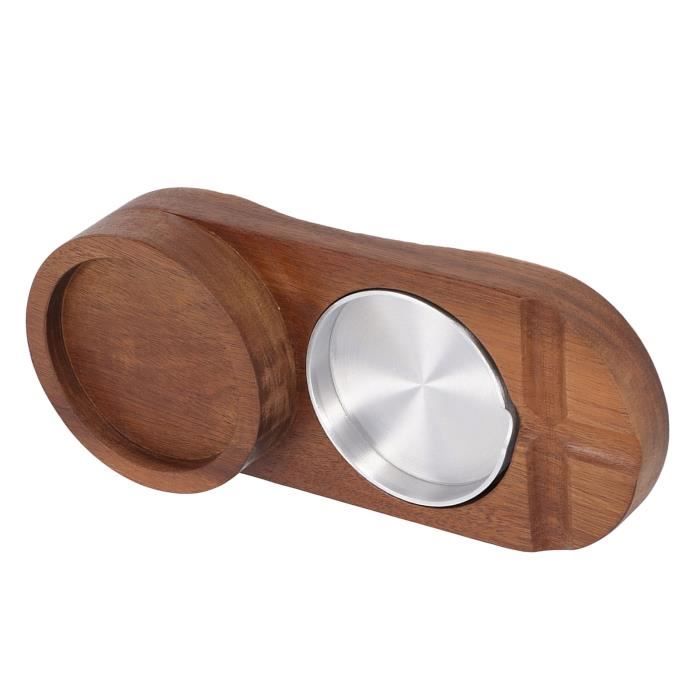 Cendrier à Cigares En Bois Avec Dessous De Verre - Coffret Accessoires Whisky Pour Homme