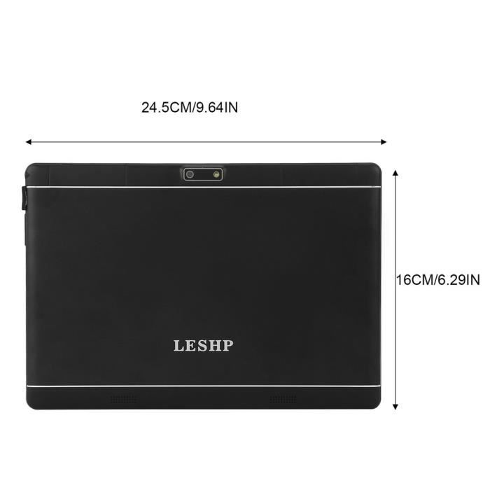 Leshp 10.1" Tablette Tactile Double Carte3
