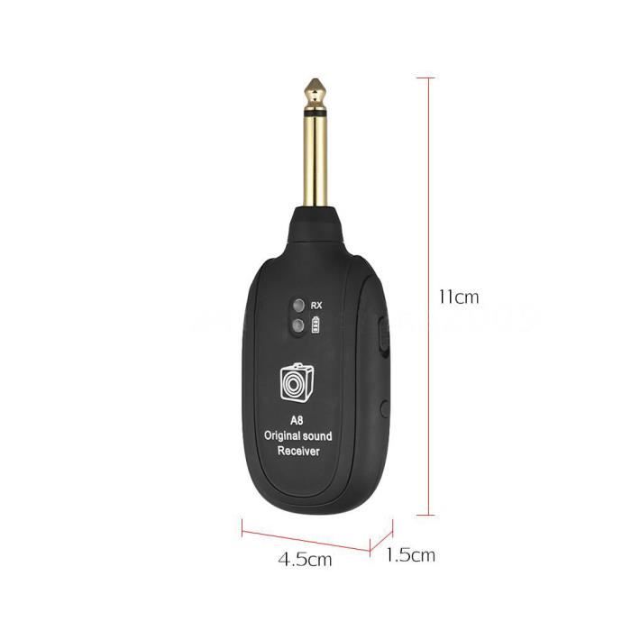 Système Sans Fil 5.8 GHz Aklot Pour Guitare électrique - Émetteur & Récepteur Sans Latency