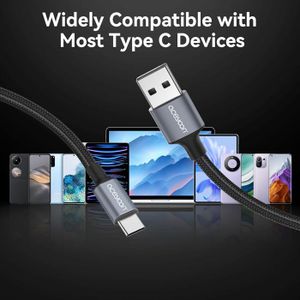 Câble USB Type C Charge Rapide 10A 120W - Longueur 1,50m, Couleur Blanc, Générique