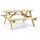 Table De Jardin En Bois Avec Banc