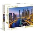 Puzzle 1000 pièces - Dubai - Clementoni - Voyage et cartes - Garantie 2 ans-0