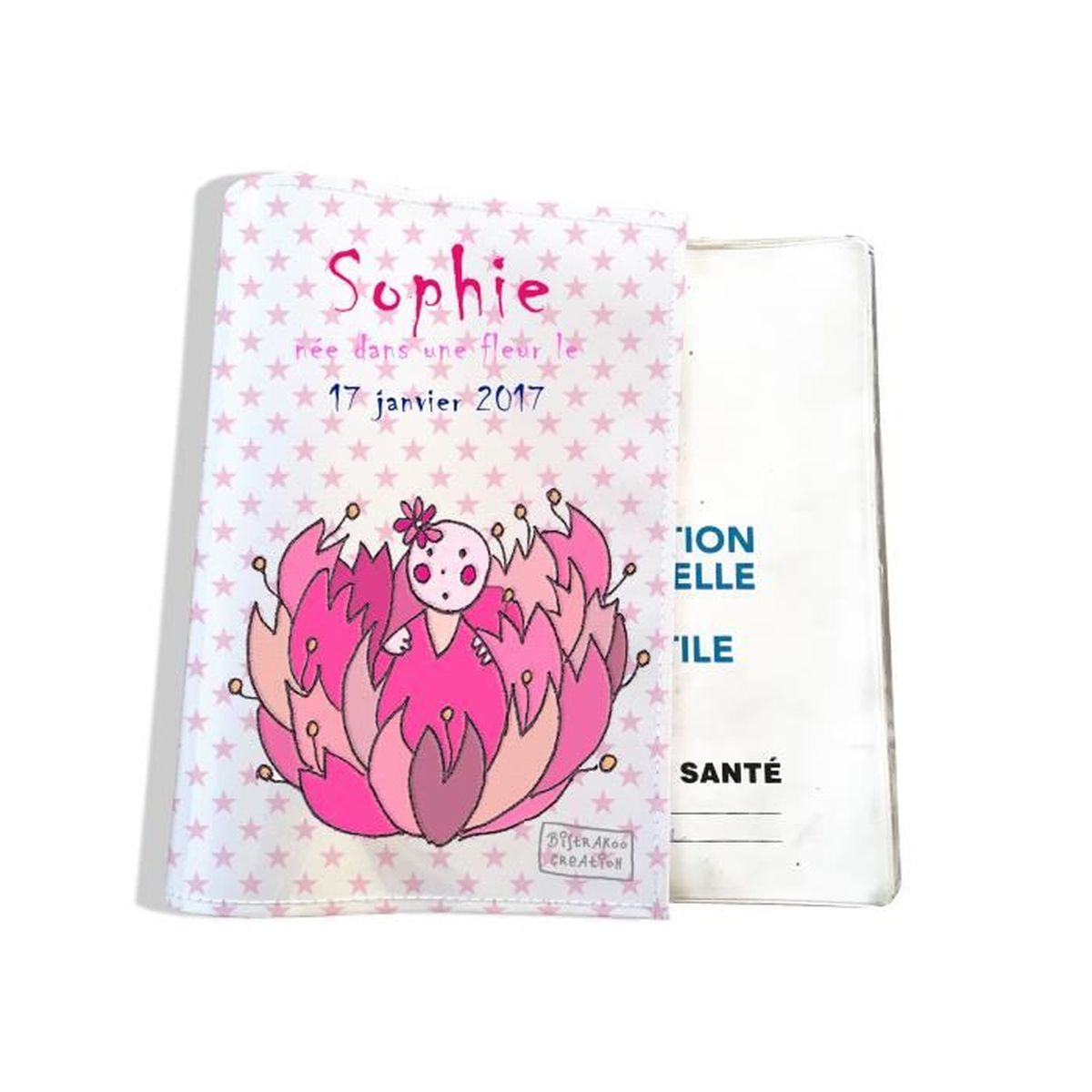 Protege Carnet De Sante Fille A Personnaliser Avec Le Prenom De Votre Choix Produits Handmade Bebe Et Puericulture Mosquitocontrolequipment Com