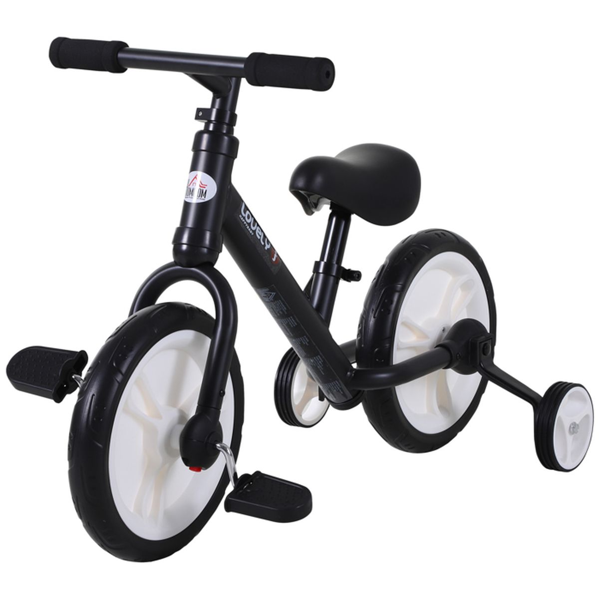 6 ans vélo d'entraînement pour enfants de 2 5 4 Draisienne pour garçons et filles 30,5 cm sans pédales 3 cadre en acier au carbone 
