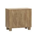 SWEEEK Buffet exotique décor bois de manguier 2 portes réversibles 80cm Pondi