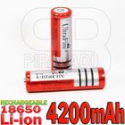 PASHASHOP 2 PILE ACCU RECHARGEABLE 18650 3.7V 4200mAh LI-ION BATTERIE - QUALITE PRO 43