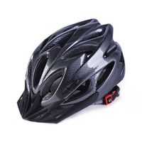 Casque de vélo adulte unisexe de marque de luxe casque ajustable - noir