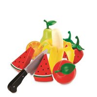 Jeu de fruits en bois - HAPE - Healthy Fruit Playset - 9 pièces - Multicolore - A partir de 3 ans