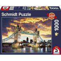 Puzzle Architecture et monument - SCHMIDT SPIELE - Tower Bridge - 1000 pièces - Adulte