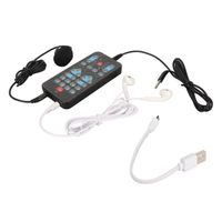 TMISHION Déguisement de voix portable Changeur de Voix Portable, Carte Son Portable en Direct avec 8 Effets Sonores et gps piece