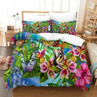 Housse de Couette Fluorescente Papillon | Boutique de Linge de lit