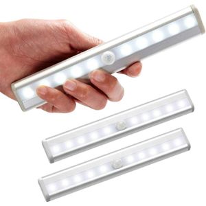 Lampe à Détecteur De Mouvement - Sans Fil, Rechargeable USB-C - Pour Placards, Escaliers, Couloirs - 10 Cm