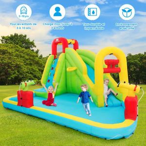 structure gonflable avec toboggan cdiscount