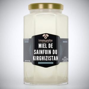 MIEL SIROP D'AGAVE Miel blanc de sainfoin du Kirghizistan - Poids net