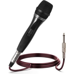 Wired Microphone Karaoke Jack 6.3mm Cable 4m Bigben
