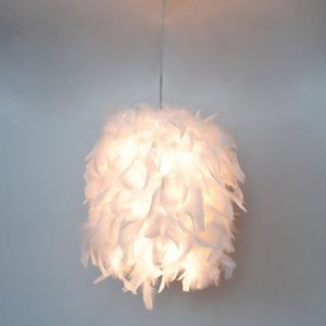LUSTRE ET SUSPENSION UNI Lampe de Plume Eclairage Lustre Style Simple Décoration Lustre Suspension pour Chambre d'enfant Couloir Salon
