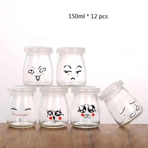 Pot Verre Avec Couvercle 150ml Achat Vente Pas Cher