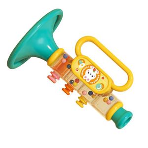 Trompette Enfants, Kid Trompette Doré Enduit Surface Fun Instruments  Préscolaires Jouet Musical En Plastique Corne Trompette Cadeau Trompette  Jouet